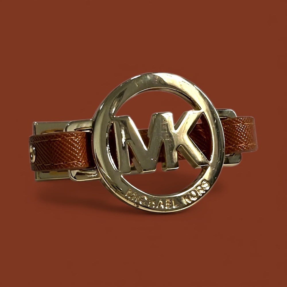 Michael Kors Gold and Brown Bracelet new